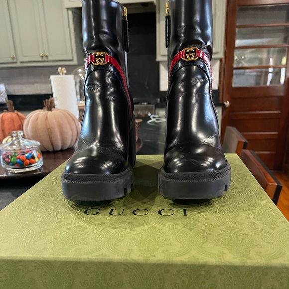 Gucci women’s ankle boot interlocking G size 36 - Picture 2 of 8